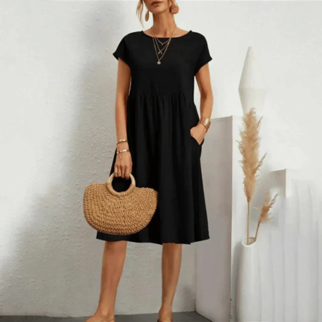 Sylvia™ – Elegant Midi Dress