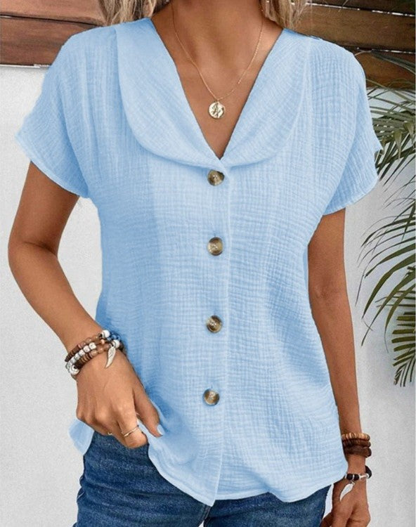 Sylvia™ | Chic Warm-Weather Blouse