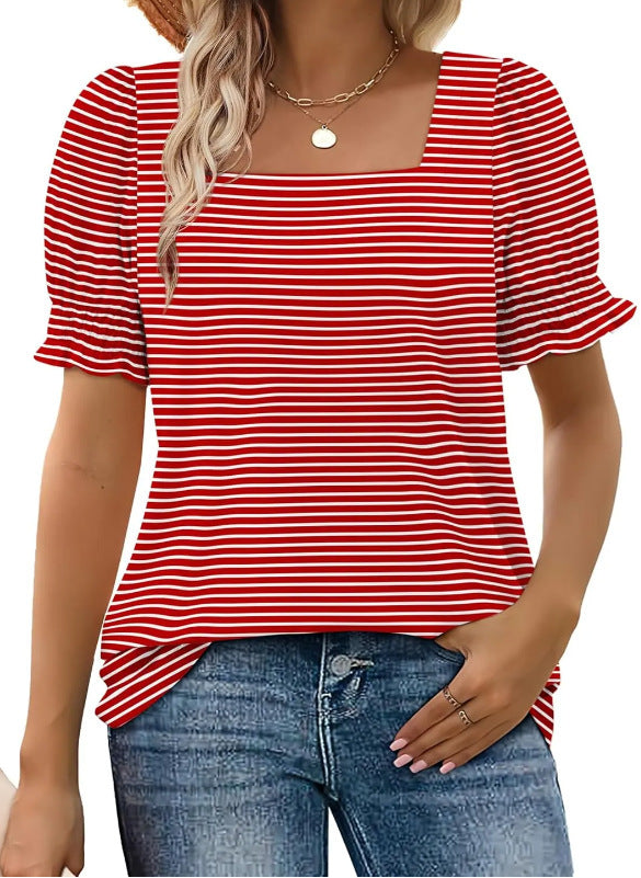 Sylvia™ – Square Neck Puff Sleeve Top