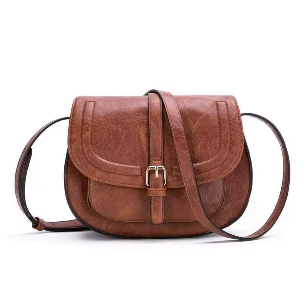 Sylvia™ | Classic Saddle Crossbody Bag