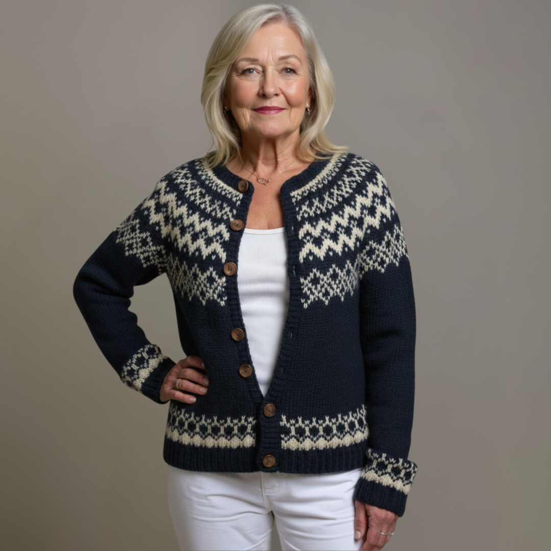 Sylvia™ | Vintage Knitted Cardigan