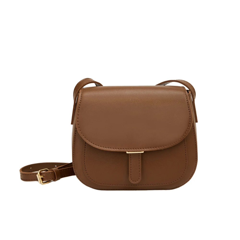 Sylvia™ | Retro Saddle Crossbody Bag