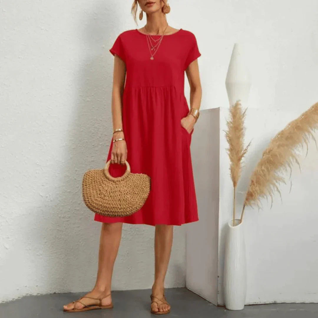 Sylvia™ – Elegant Midi Dress