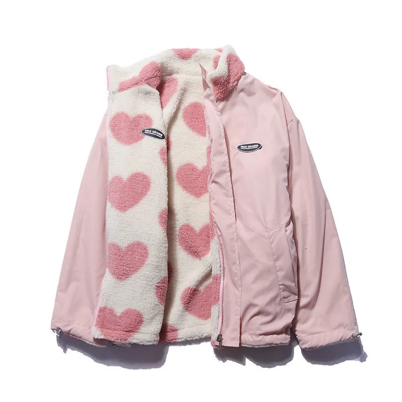 Sylvia™ - Double-sided Heart Jacket for Women