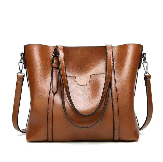 Sylvia™ | Sleek Leather Shoulder Bag