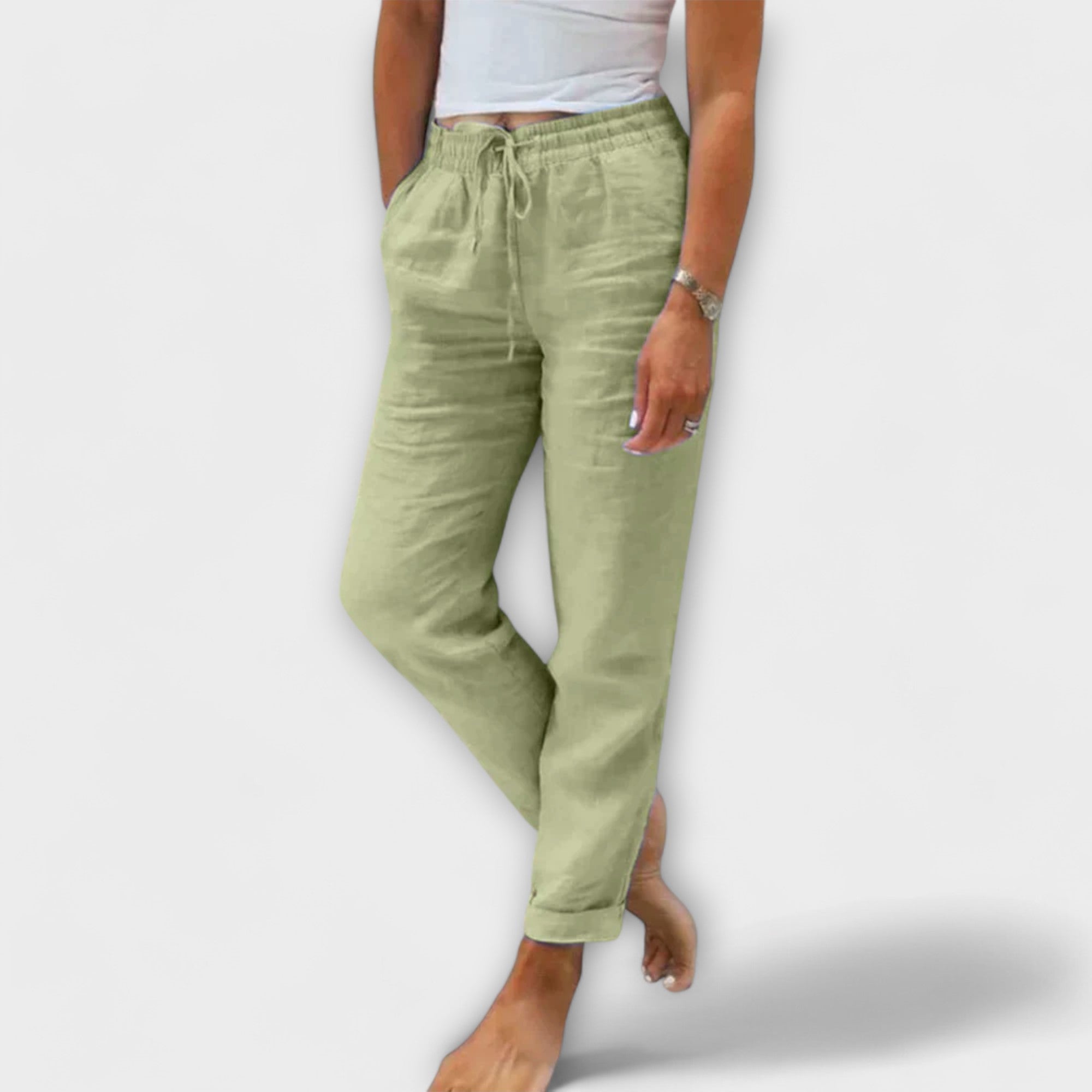 Sylvia™ - Light Linen Trousers