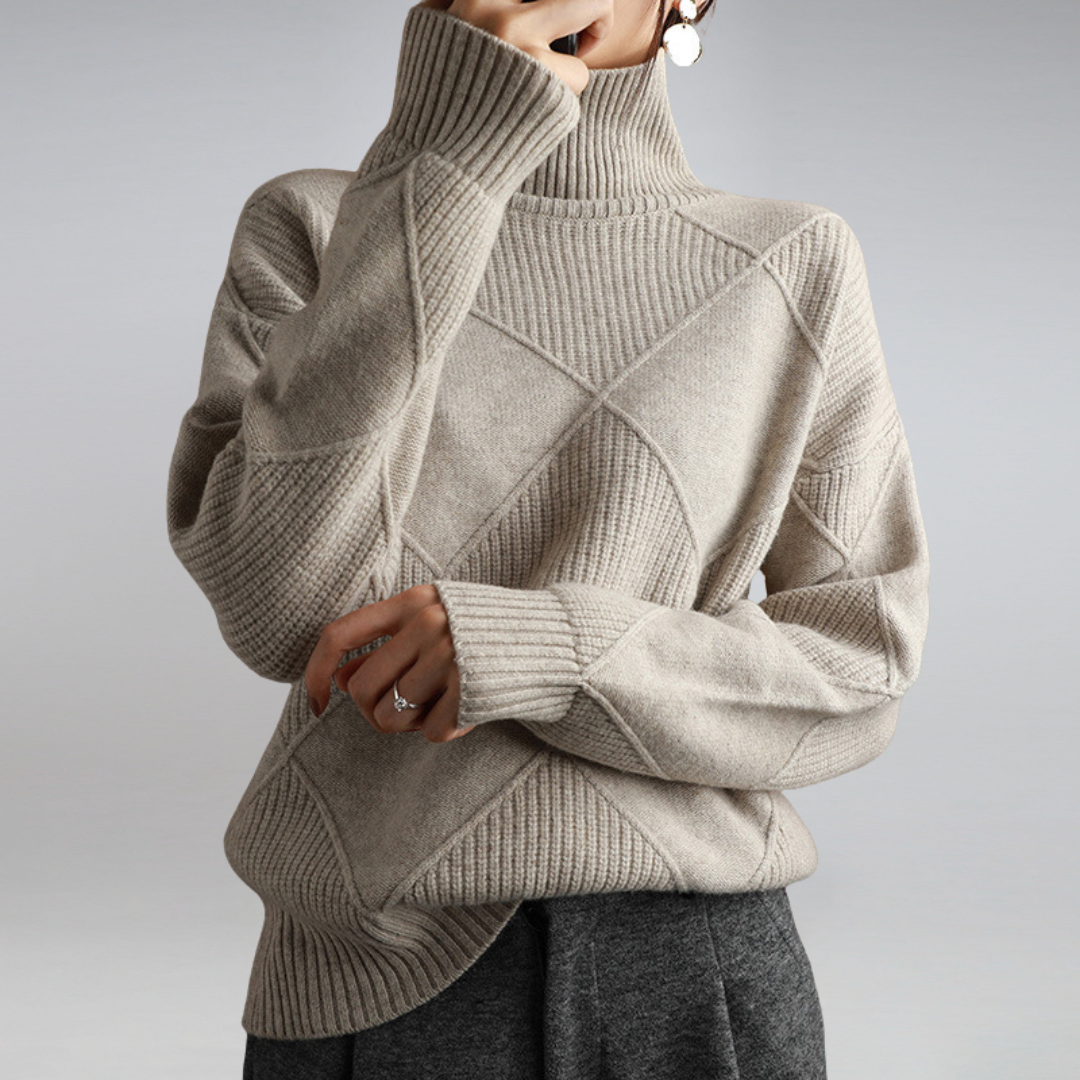 Sylvia™ - Couture Turtleneck Jumper