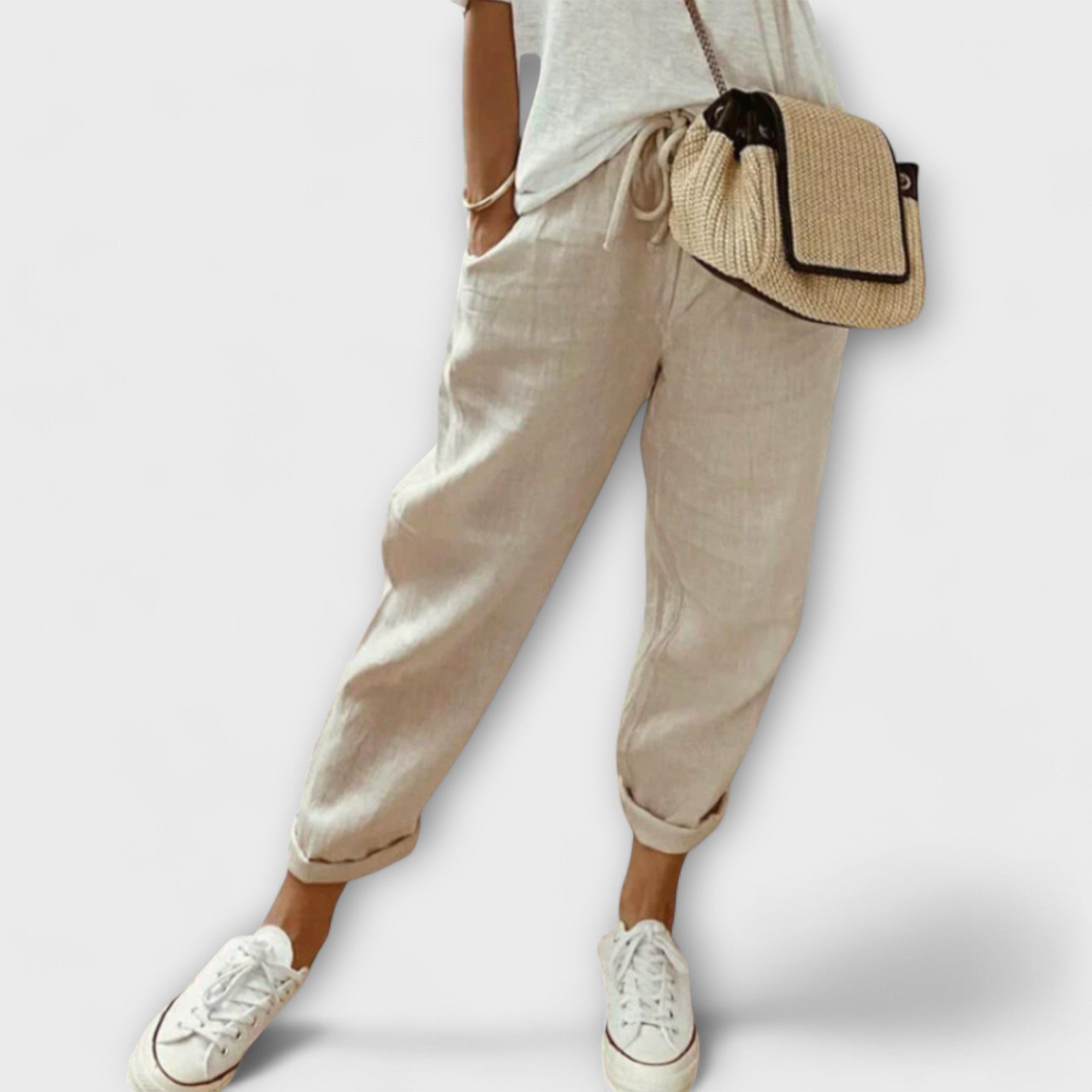 Sylvia™ - Fashionable and Casual Linen Trousers
