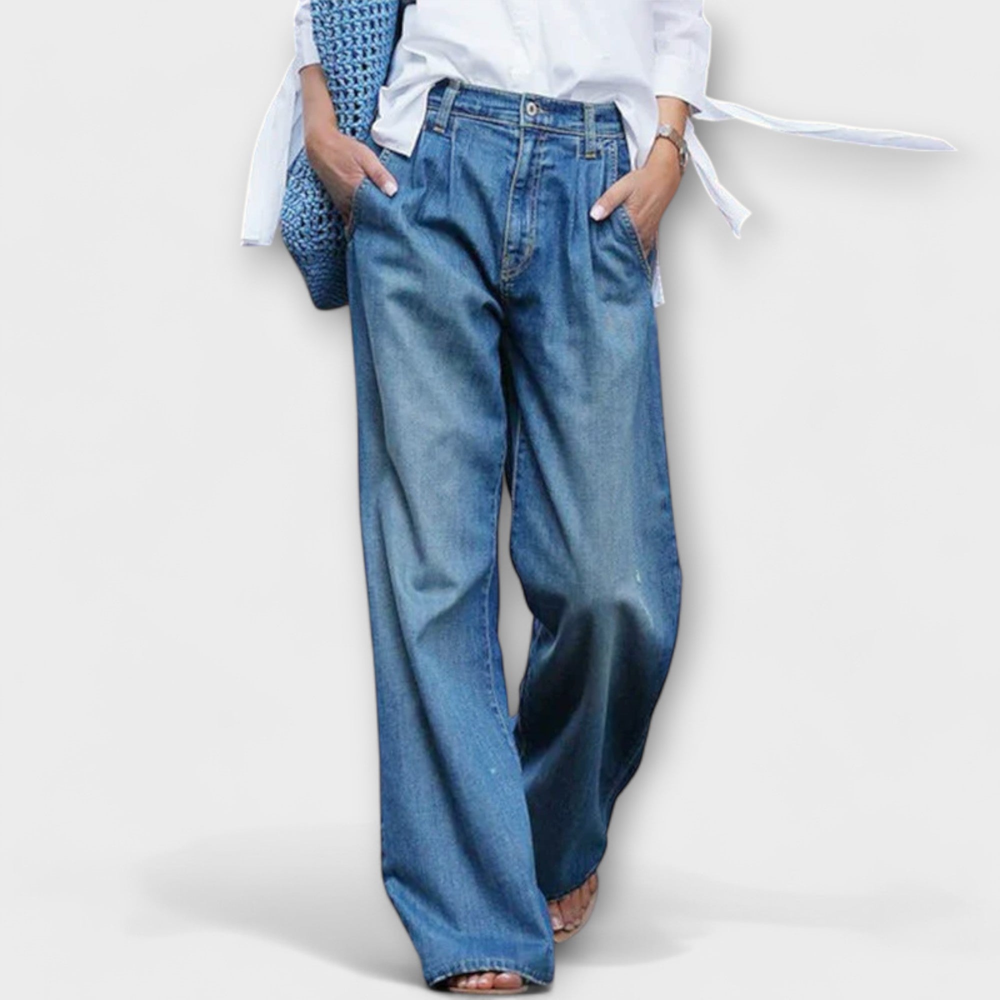 Sylvia™ - High-Quality Jeans with Wide Legs