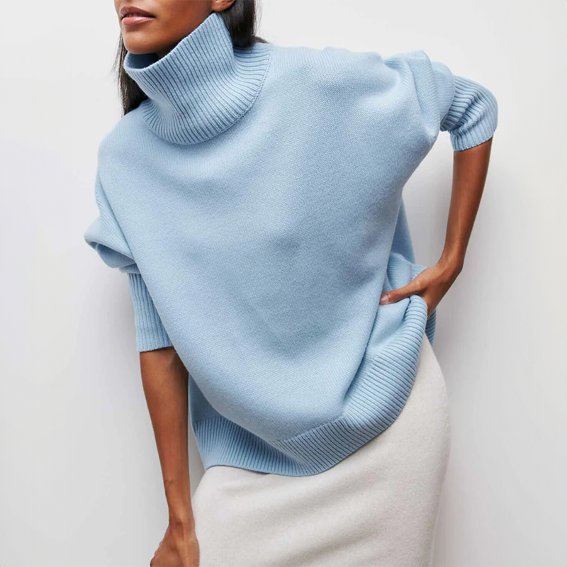 Sylvia™ - Knitted turtleneck Jumper