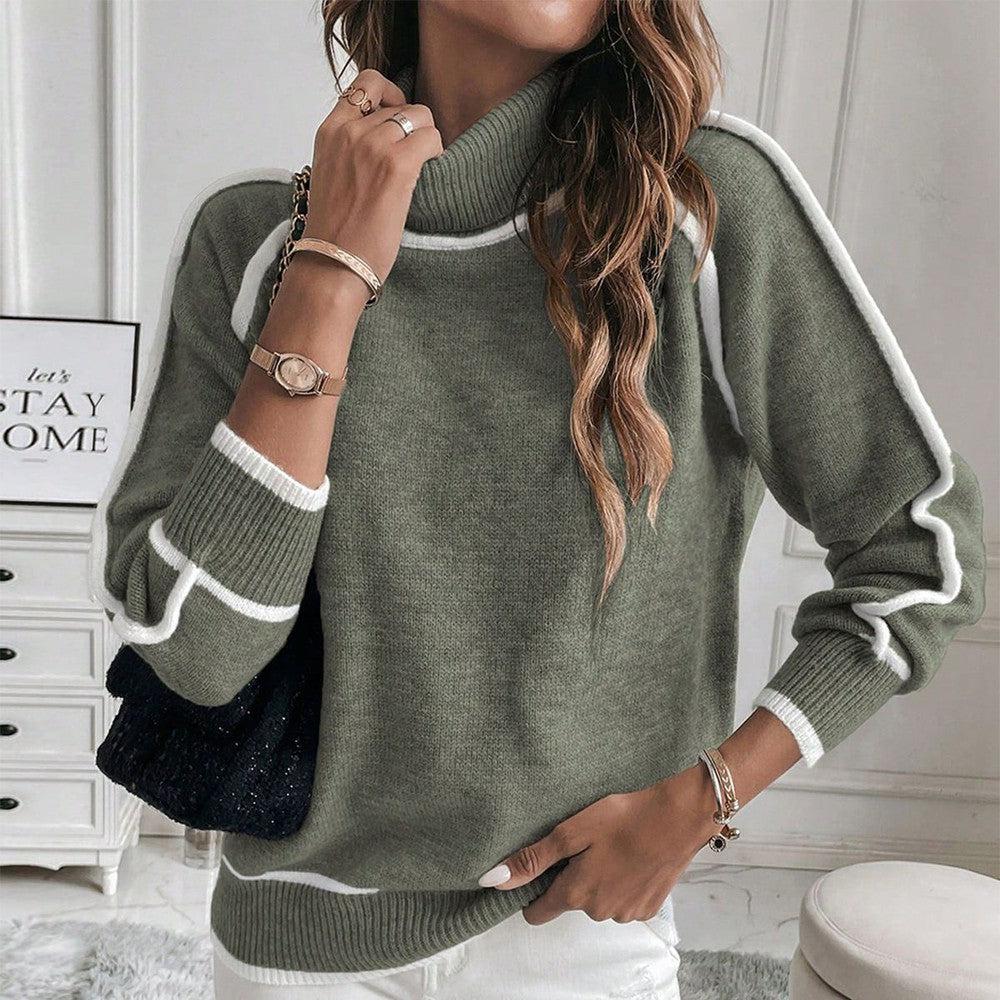 Sylvia™ - Olive Cotton Jumper