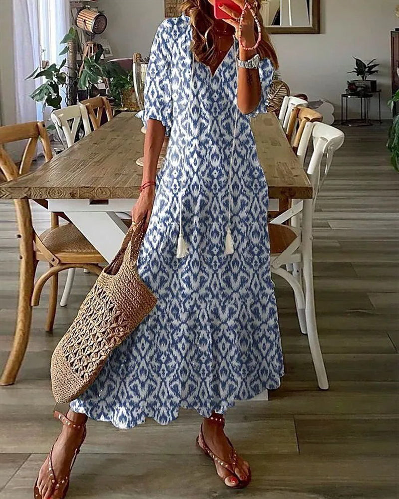 Sylvia™  – Bohemian Maxi Dress
