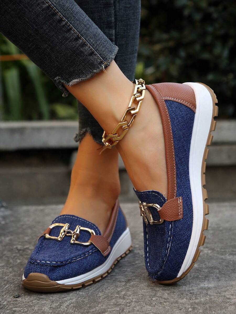 Sylvia™ – Buckle Detail Loafers
