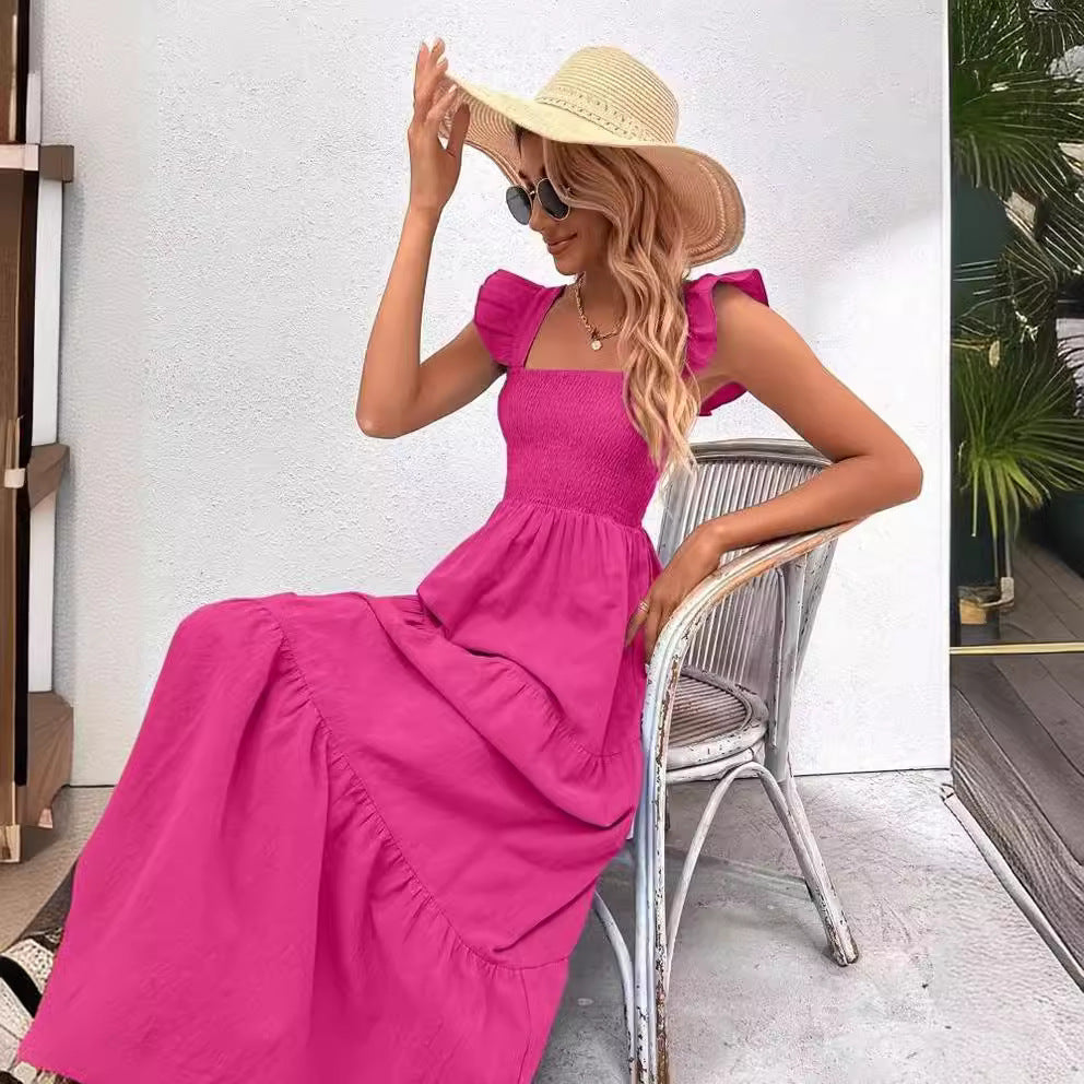 Sylvia™ CJ – Smocked Tiered Maxi Dress