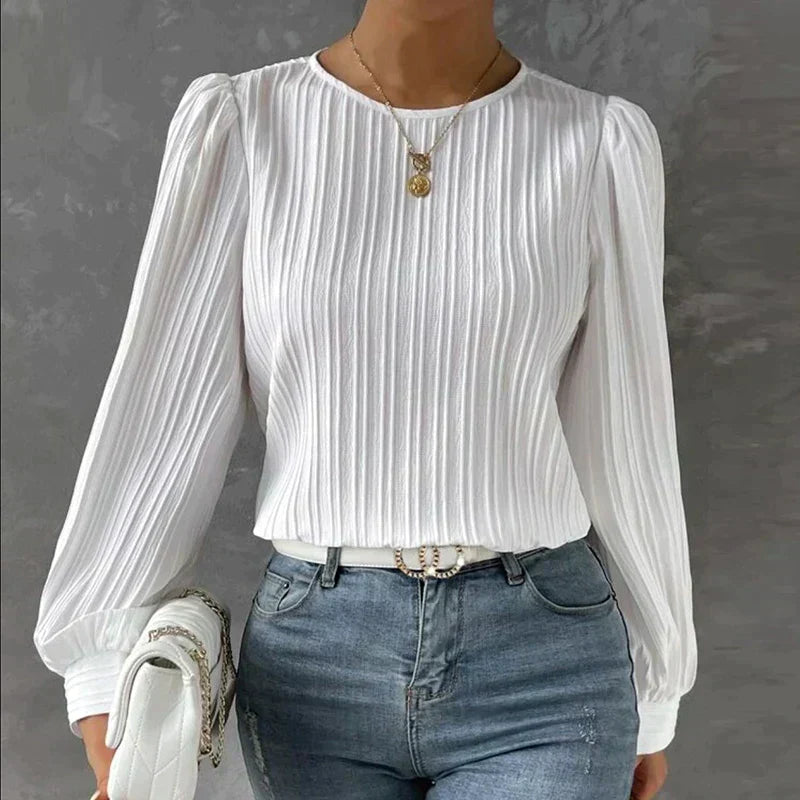 Sylvia™| Chic Satin Blouse