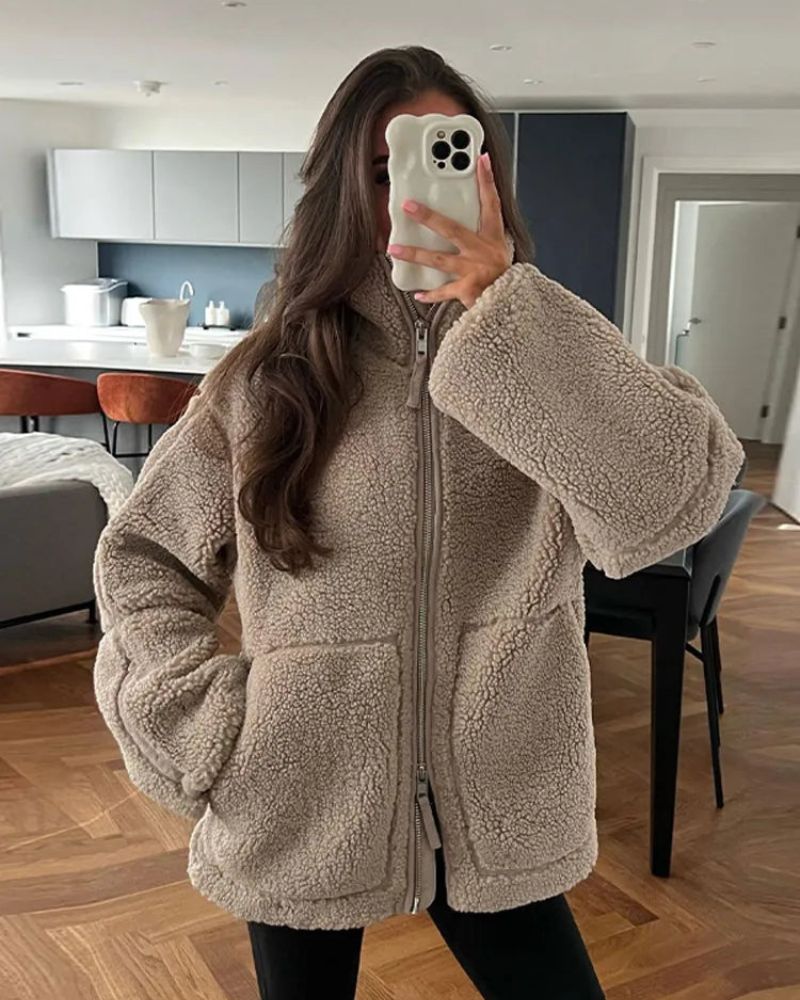 Sylvia™ | Comfy Teddy Winter Jacket