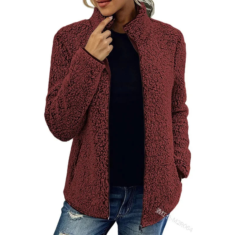 Sylvia™ | Elegant Casual Fleecejakke