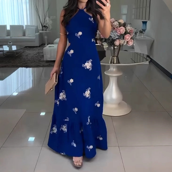 Sylvia™– Floral Embroidered Maxi Dress