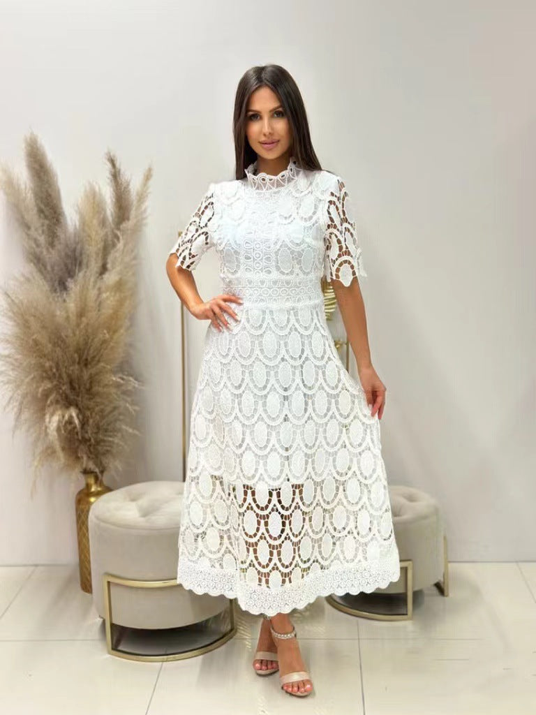 Sylvia™ – Lace Detail Maxi Dress