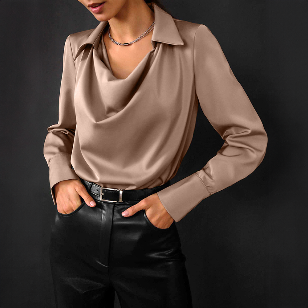 Sylvia™ | Luxe Silk Blouse for Women