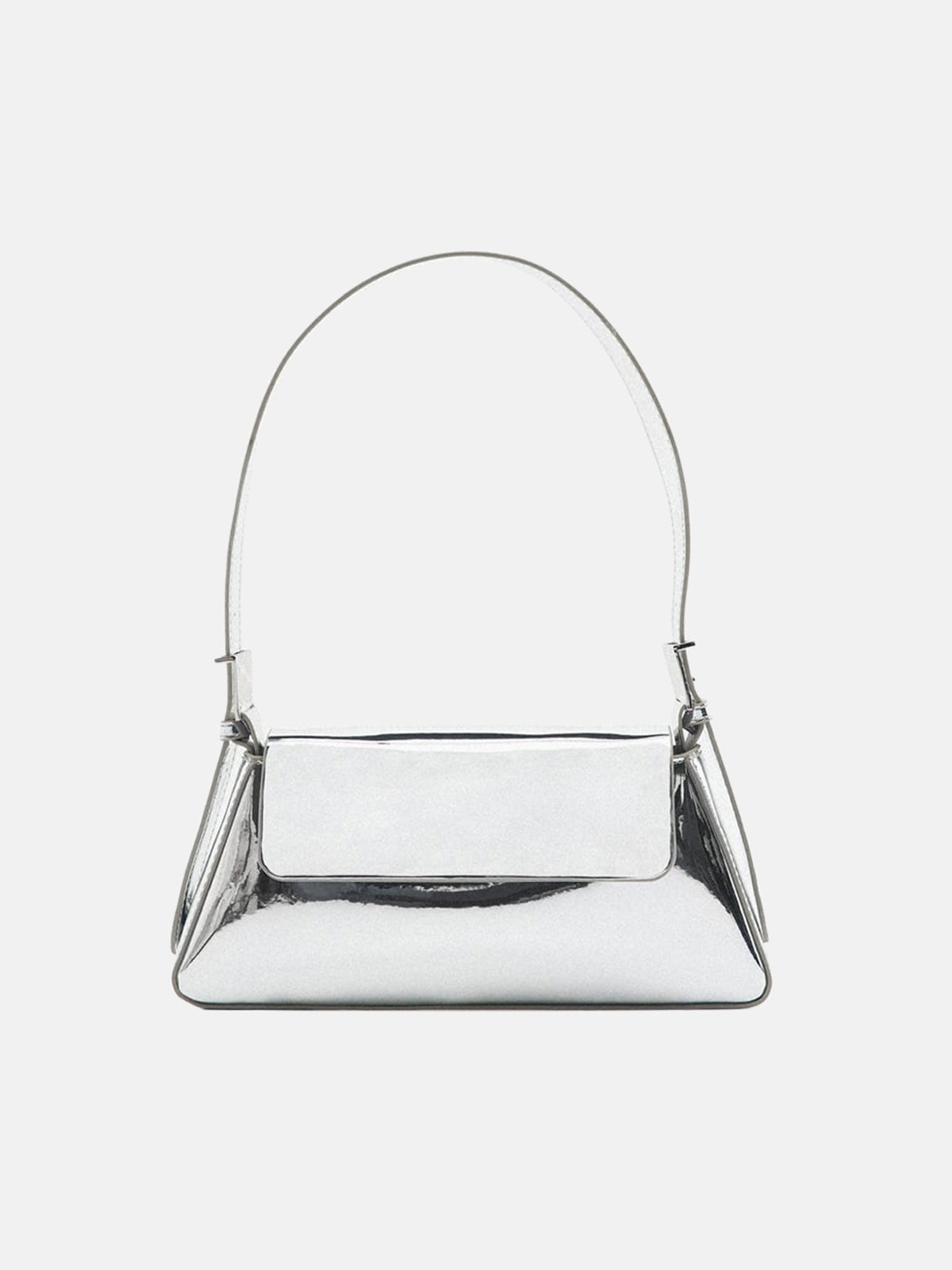 Sylvia™ Metallic Lacquered Leather Shoulder Bag