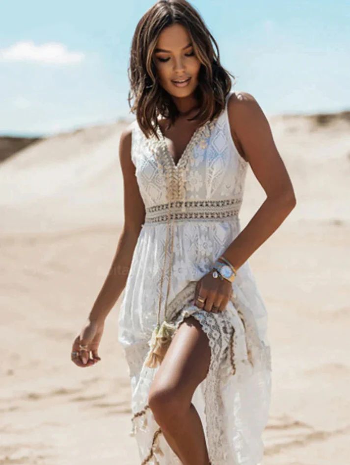 Sylvia™ – Lace Maxi Dress