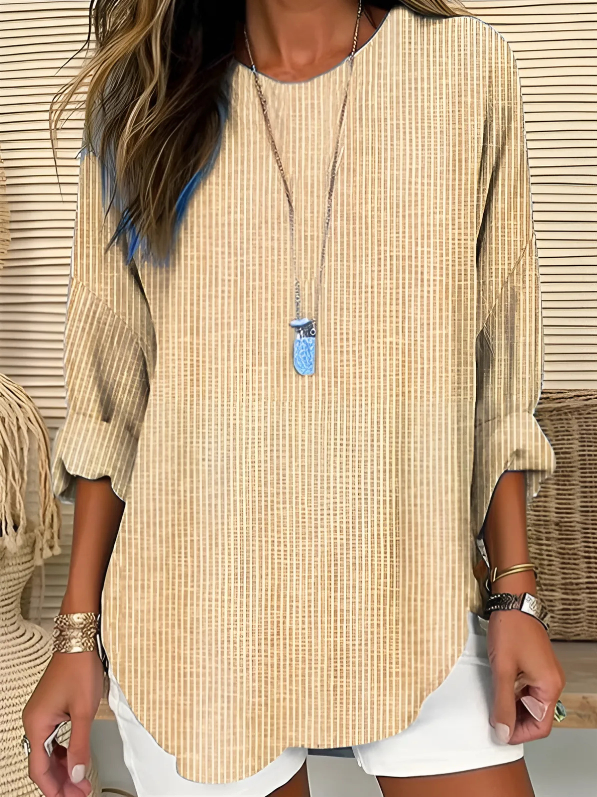 Sylvia™ – Relaxed Striped Tunic Top