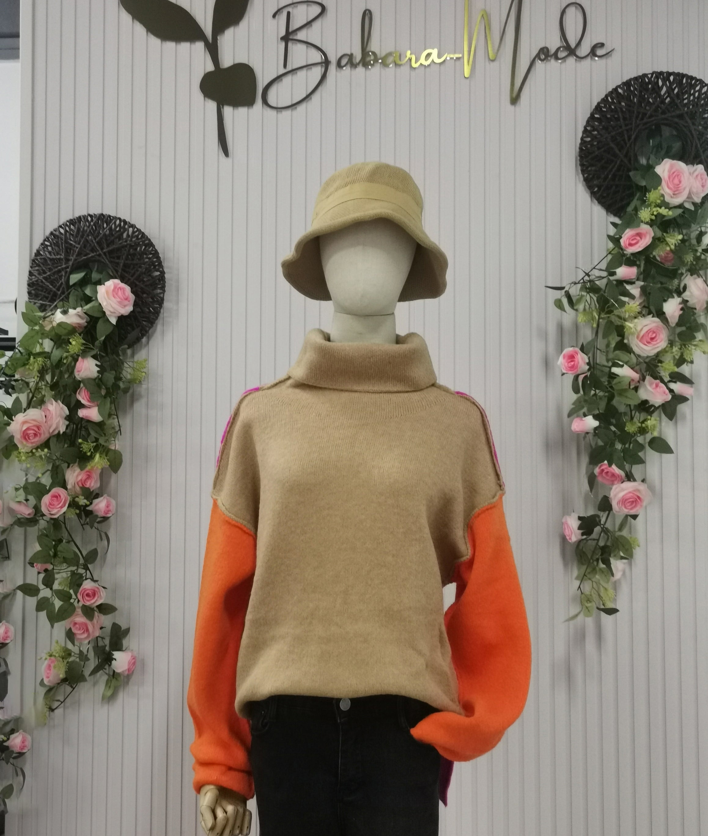 Sylvia™  – Relaxed Turtleneck Jumper