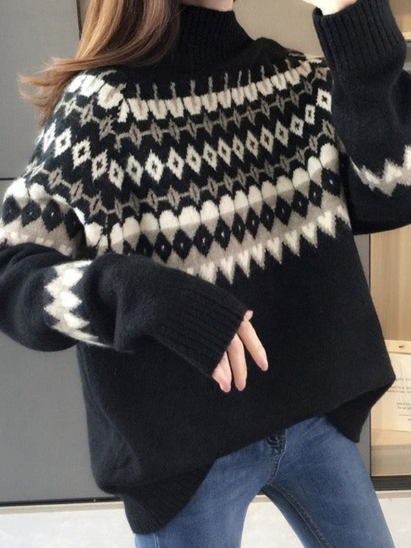 Sylvia™ | Geometric Sweater