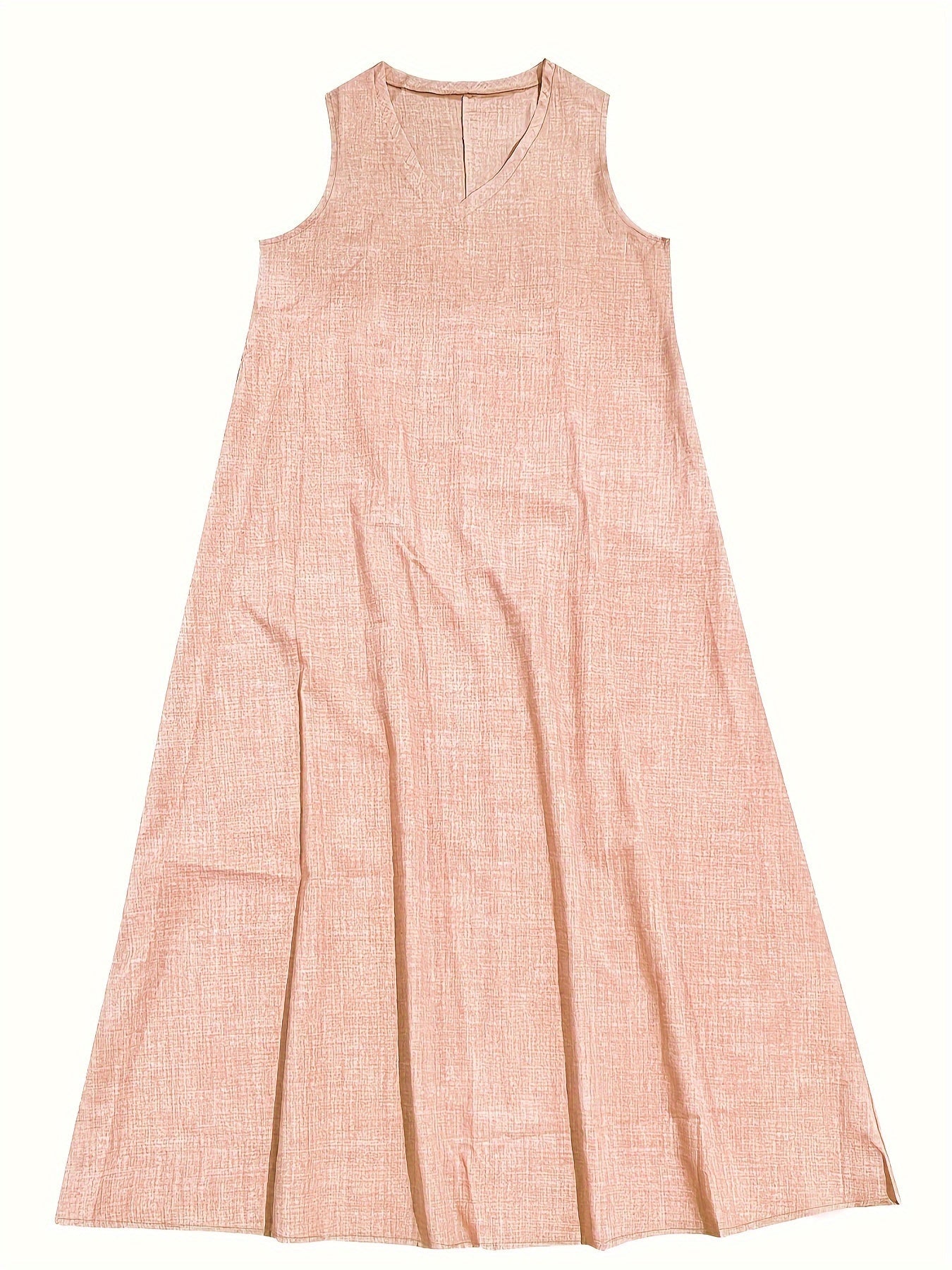 Sylvia™ – Sleeveless Textured Maxi Dress