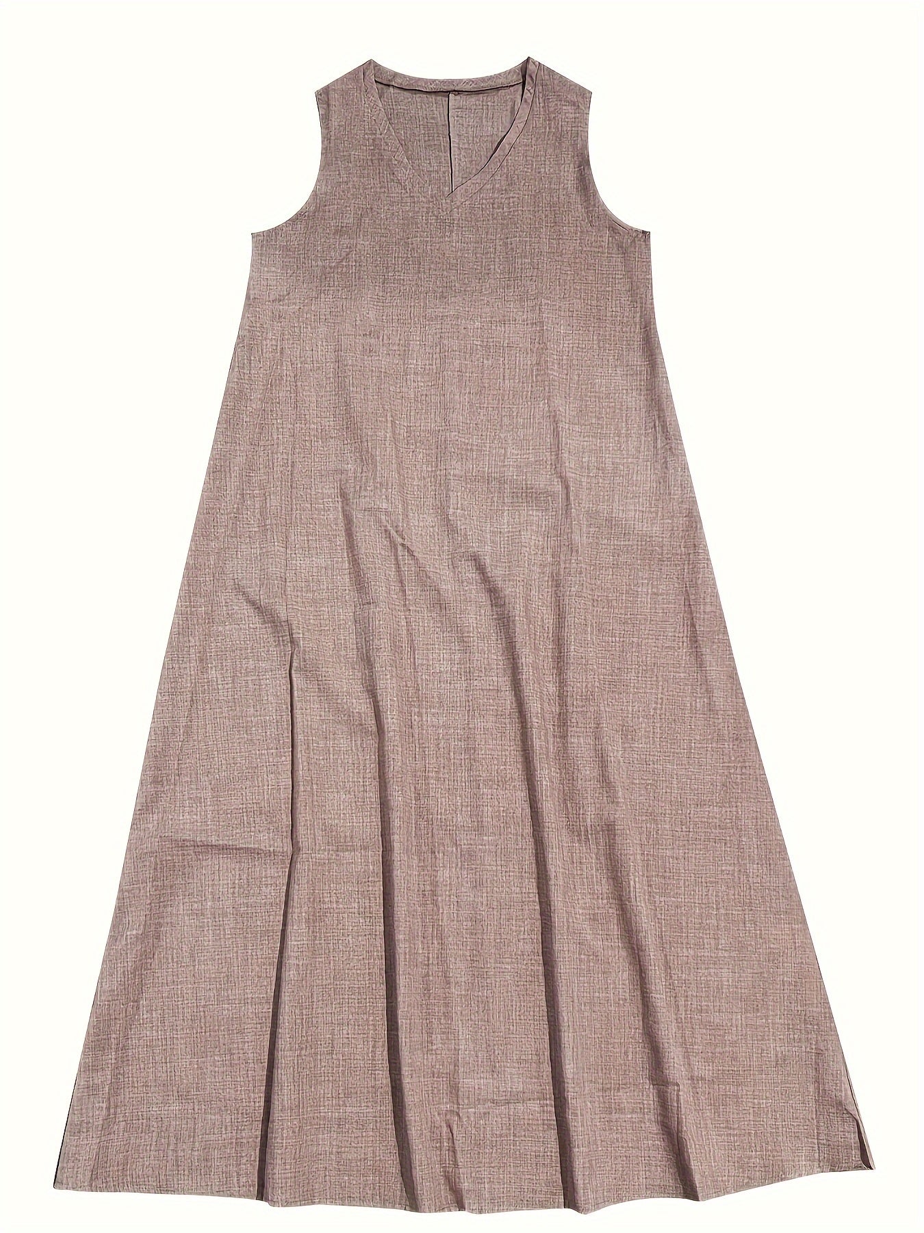 Sylvia™ – Sleeveless Textured Maxi Dress