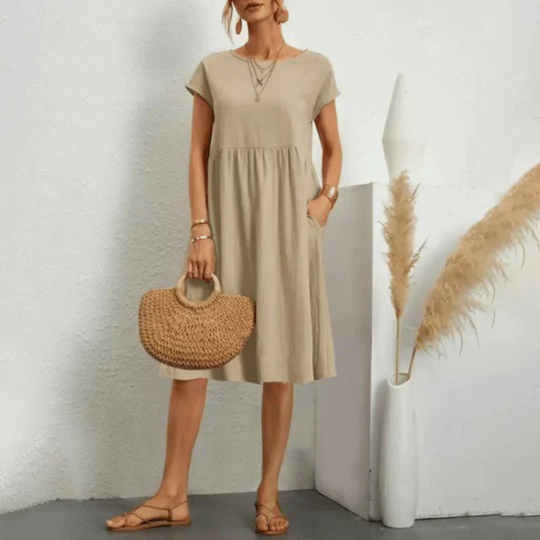Sylvia™ – Elegant Midi Dress