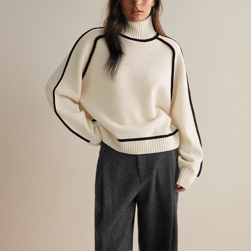 Sylvia™ - Couture Turtleneck Jumper