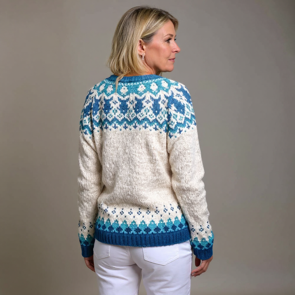 Sylvia™ | Vintage Icelandic Handcrafted Cardigan