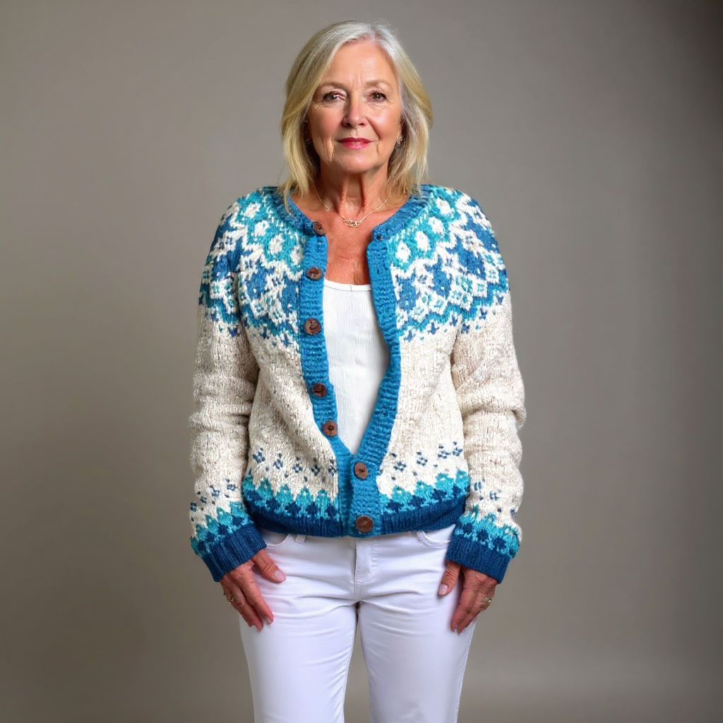 Sylvia™ | Vintage Icelandic Handcrafted Cardigan