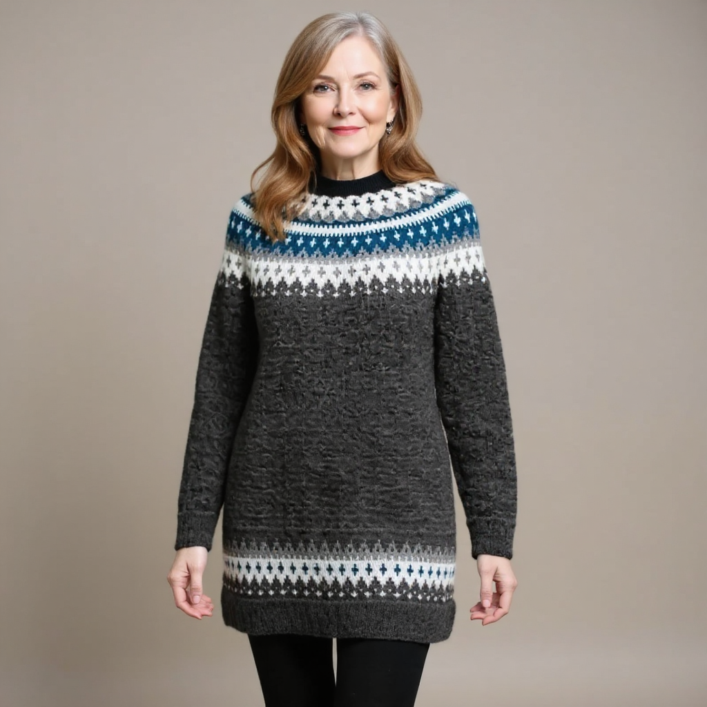 Sylvia™ | Vintage Icelandic Jumper