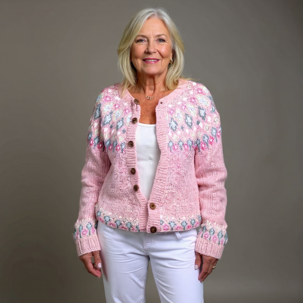 Sylvia™ | Pink Comfort Cardigan