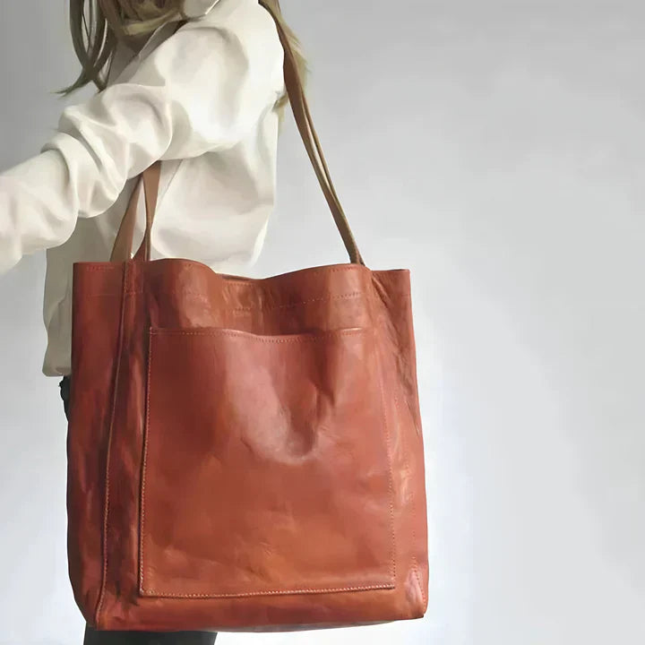 Sylvia™ | Classic Leather Tote