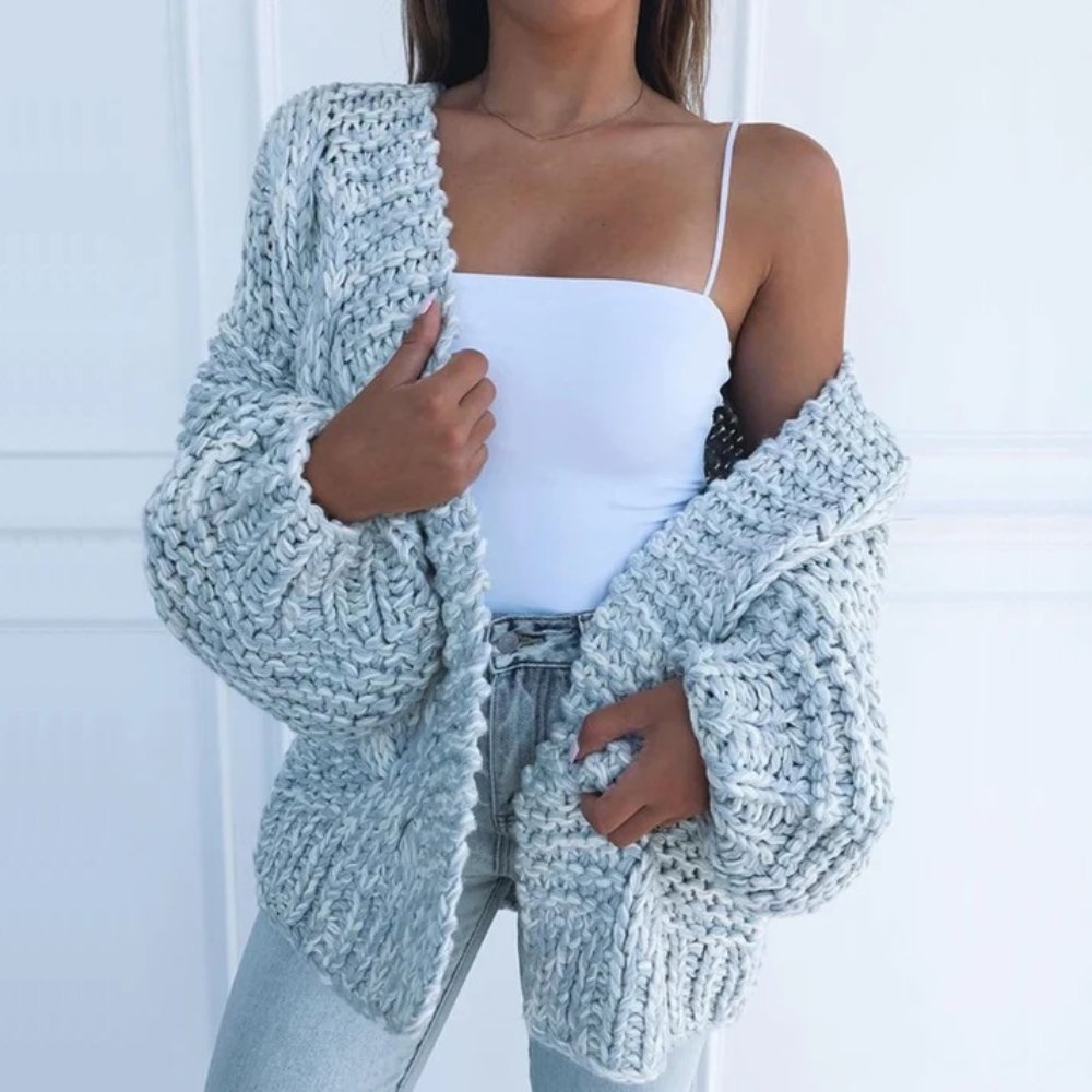 Sylvia™ - Chunky Knit Relaxed Cardigan