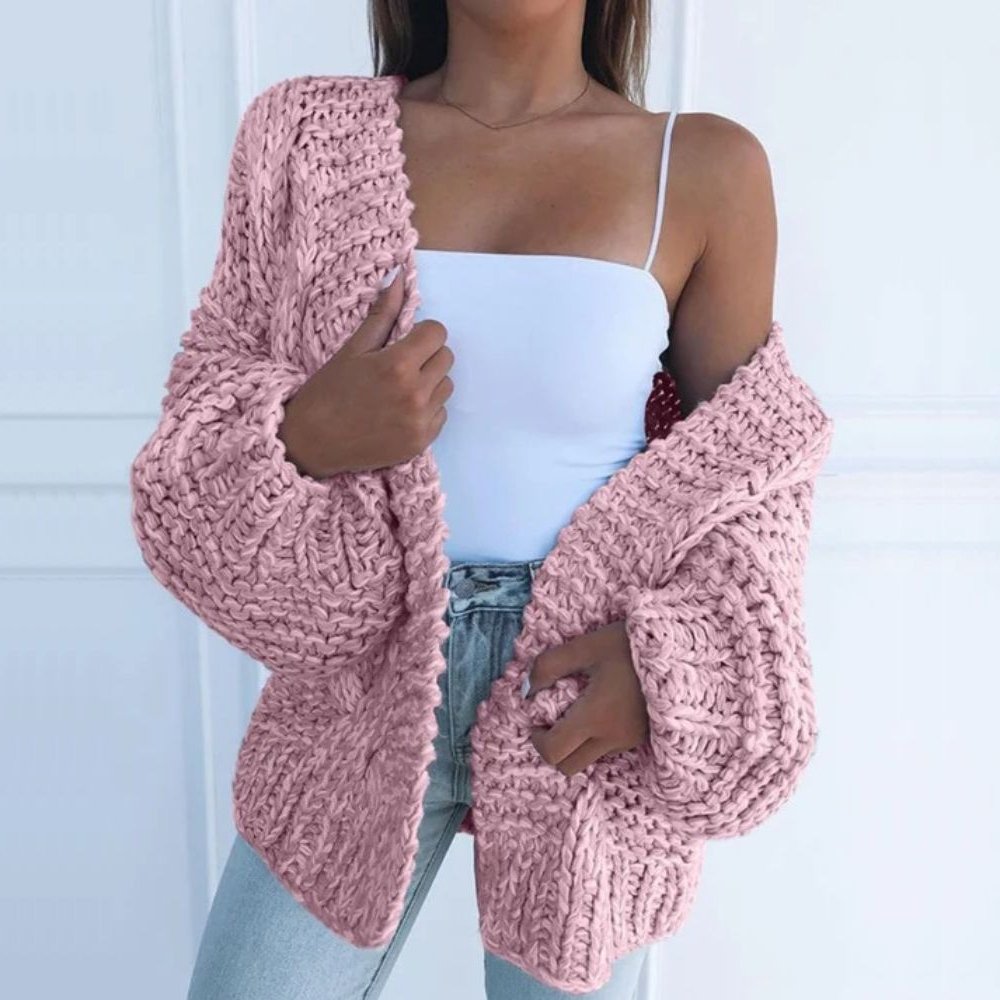 Sylvia™ - Chunky Knit Relaxed Cardigan