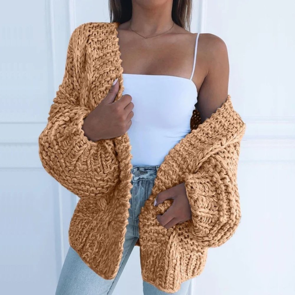 Sylvia™ - Chunky Knit Relaxed Cardigan