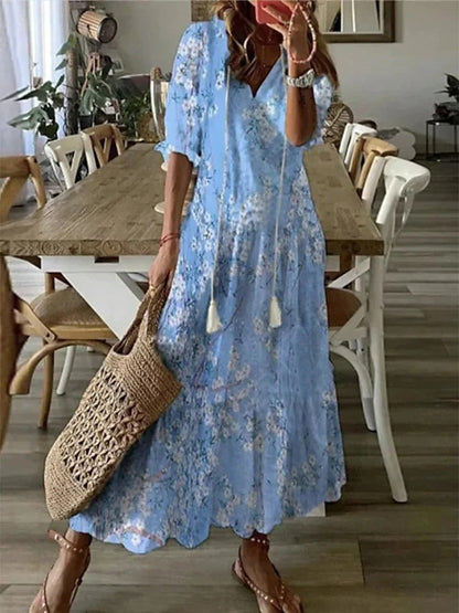 Sylvia™  – Bohemian Maxi Dress