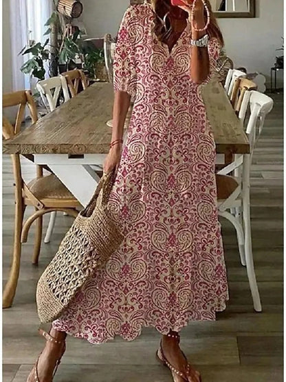 Sylvia™  – Bohemian Maxi Dress